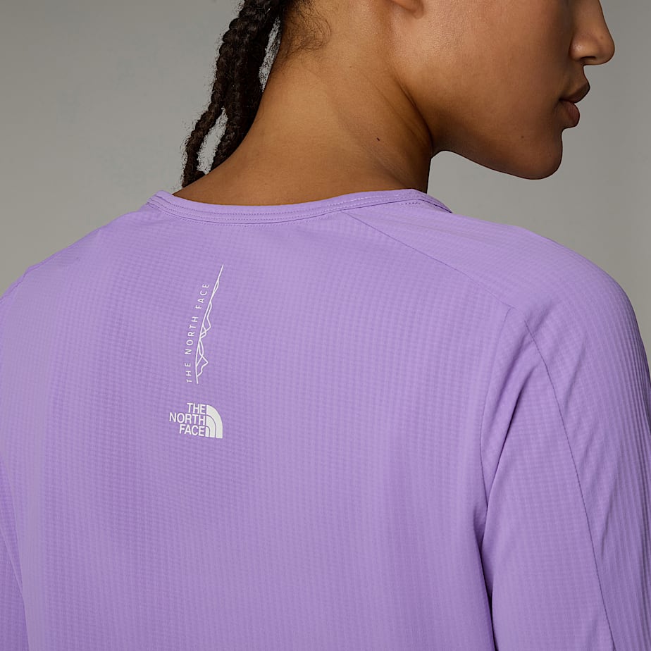 Women The North Face Kikash Long-Sleeve T Shirts Purple | NF0A90Z6Y