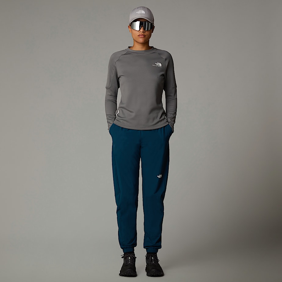 Women The North Face Kikash Warm Long-Sleeve T Shirts Grey | NF0A79S1D