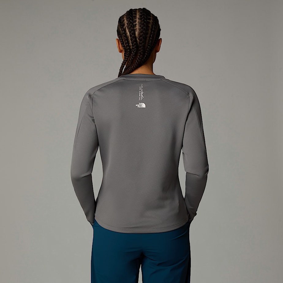 Women The North Face Kikash Warm Long-Sleeve T Shirts Grey | NF0A79S1D