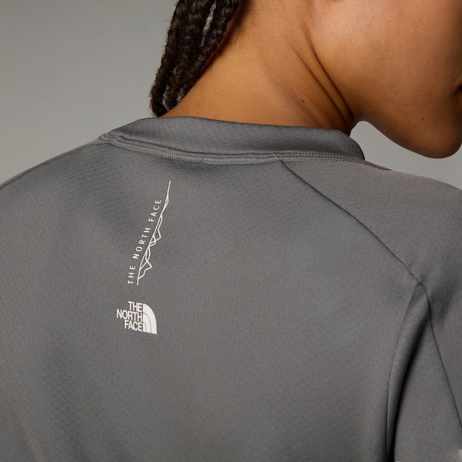 Women The North Face Kikash Warm Long-Sleeve T Shirts Grey | NF0A79S1D