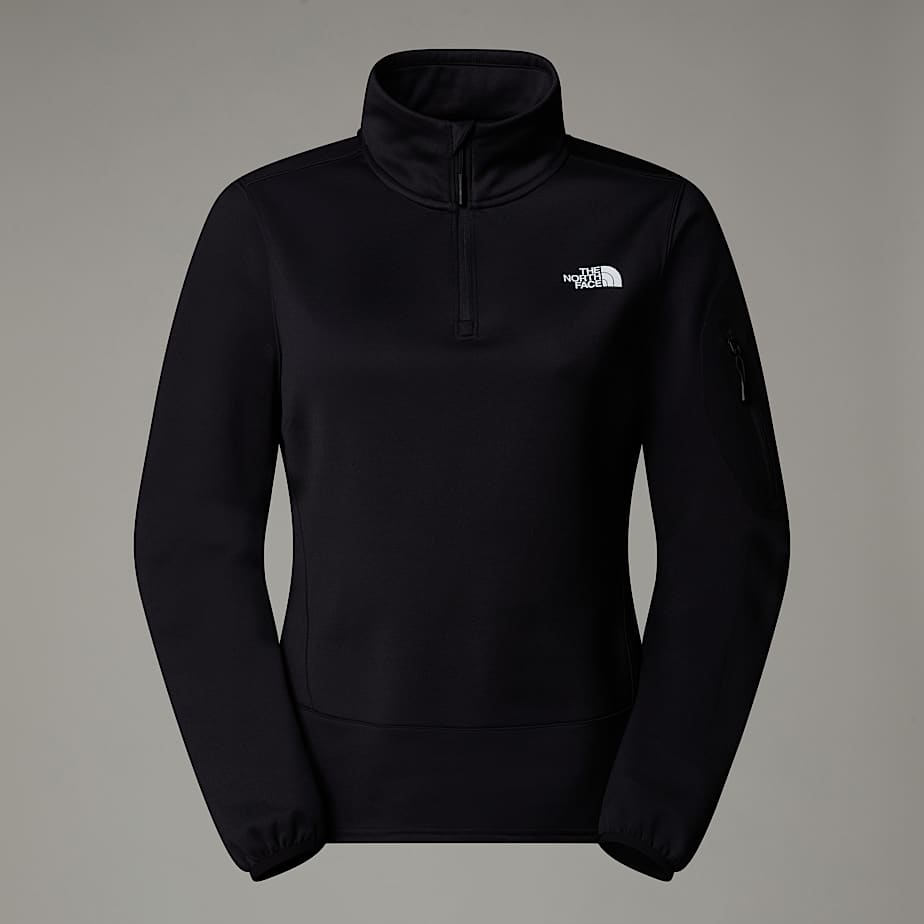 Women The North Face Mistyescape 1/4 Zip Fleece Pullover Black | NF0A31Z4H