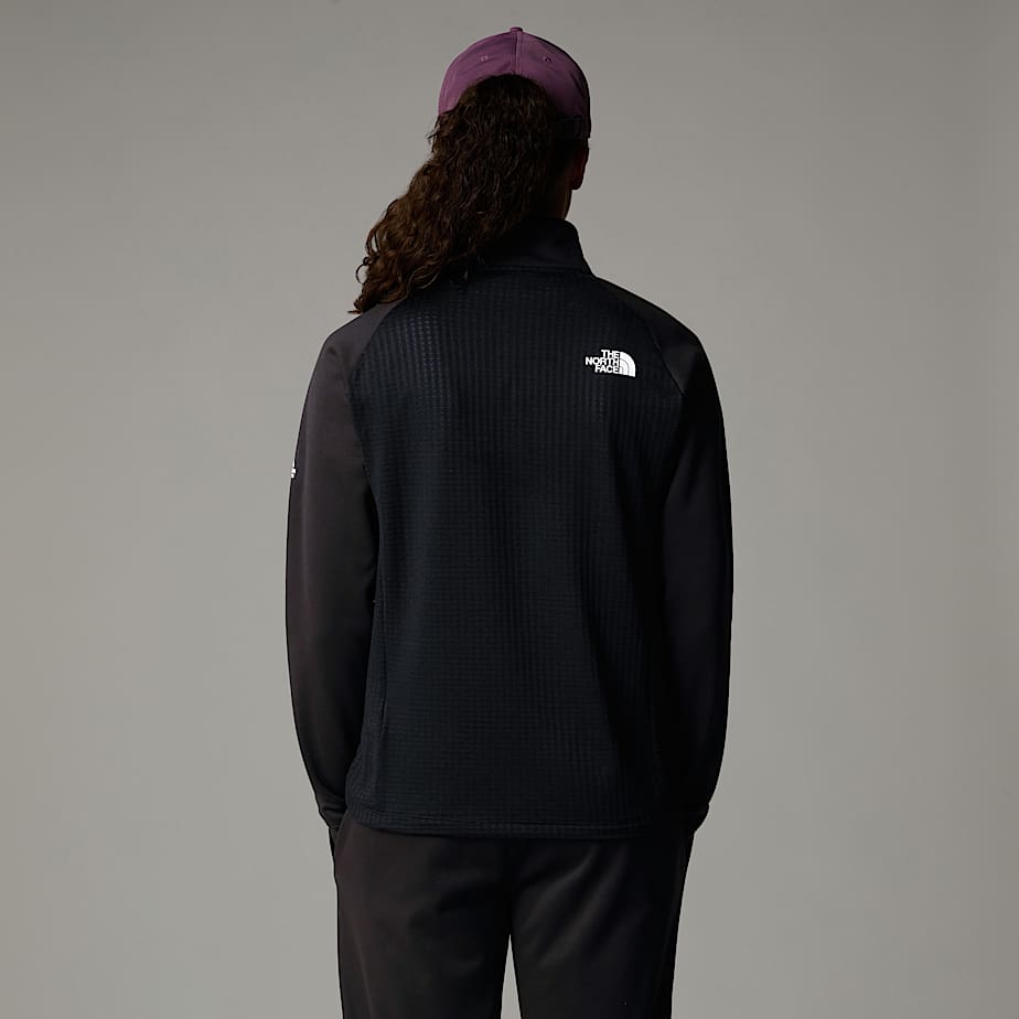 Women The North Face Mountain Athletics 1/4 Zip Fleece Pullover Black | NF0A91D0W