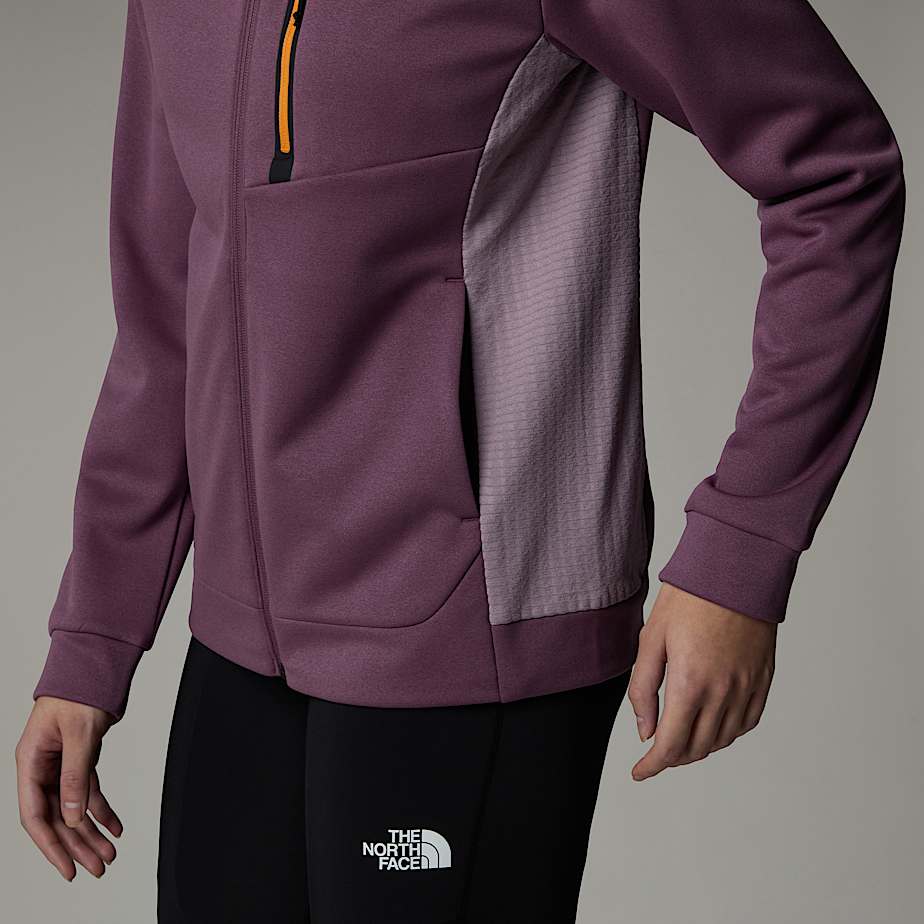 Women The North Face Mountain Athletics Full-Zip Fleece Jackets Purple | NF0A44G6M