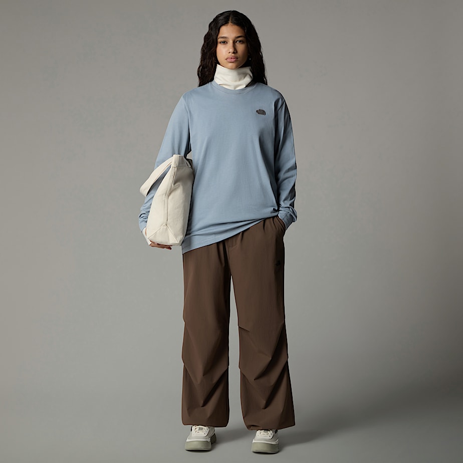 Women The North Face Natural Dye Long-Sleeve T Shirts Grey | NF0A82R8T