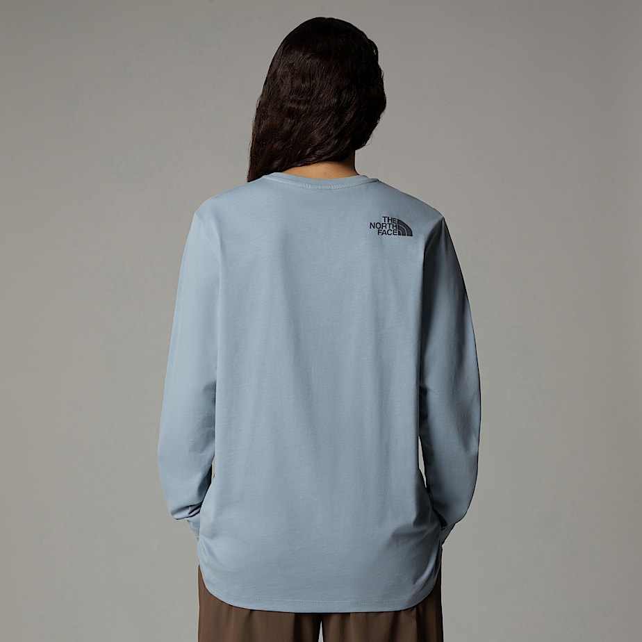 Women The North Face Natural Dye Long-Sleeve T Shirts Grey | NF0A82R8T