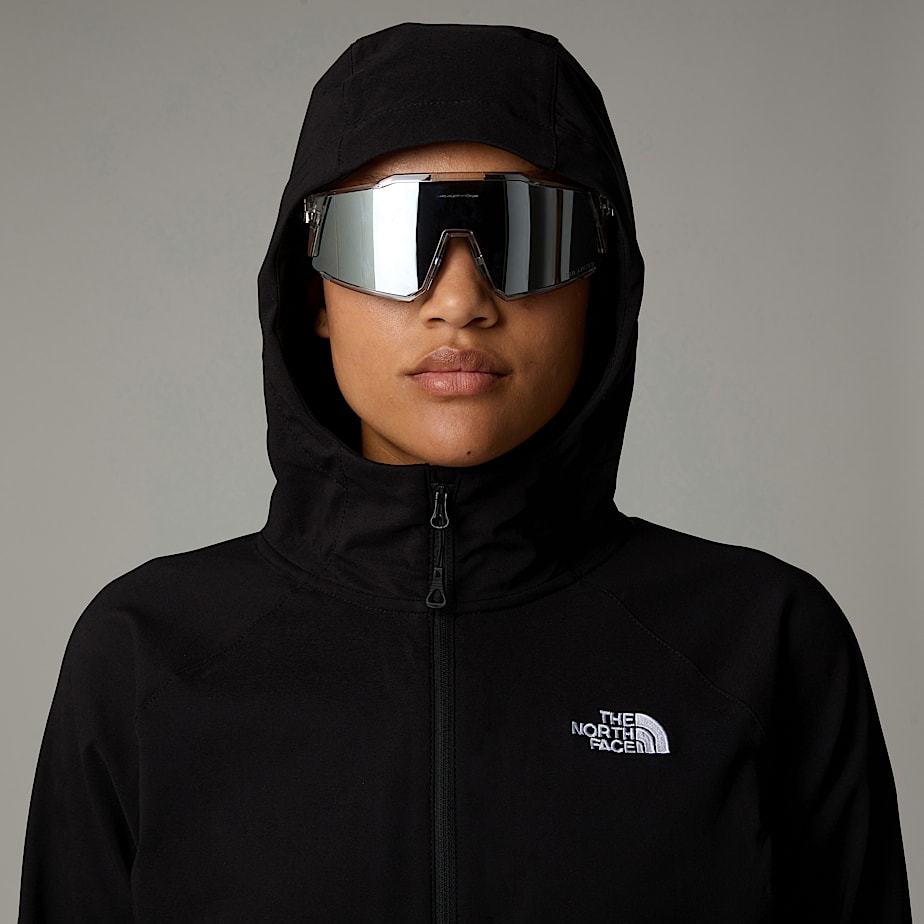 Women The North Face Nimble Hooded Jackets Black | NF0A28N5V