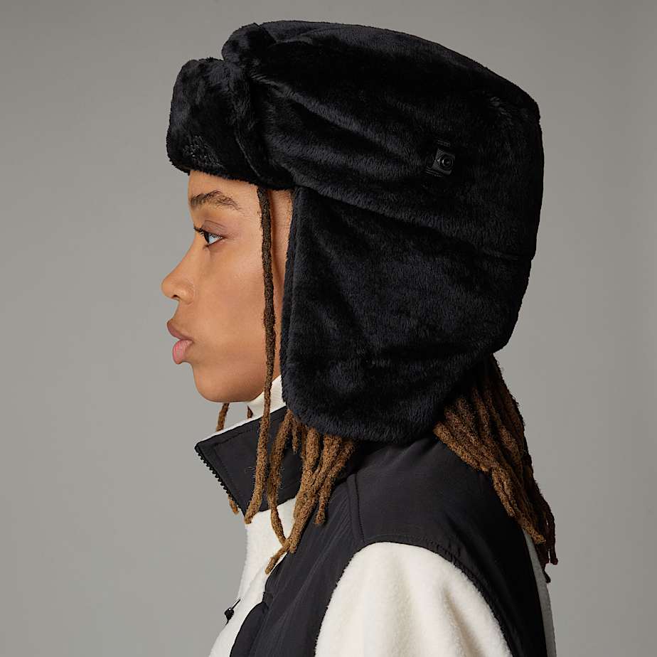 Women The North Face Osito Trapper Hats Black | NF0A88M5X