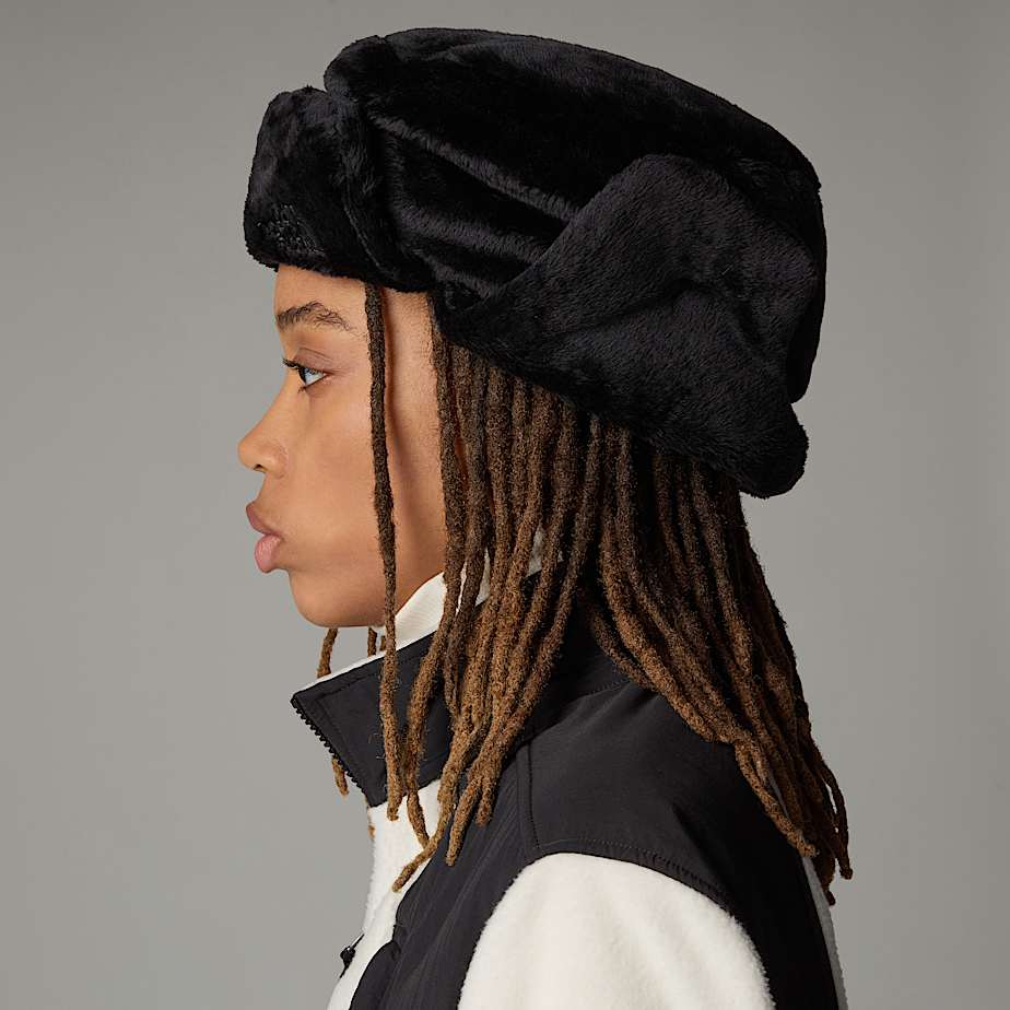 Women The North Face Osito Trapper Hats Black | NF0A88M5X