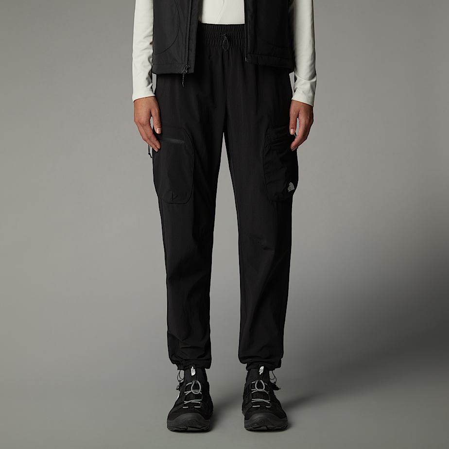 Women The North Face Packable Regular Straight Joggers Black | NF0A85Z1W