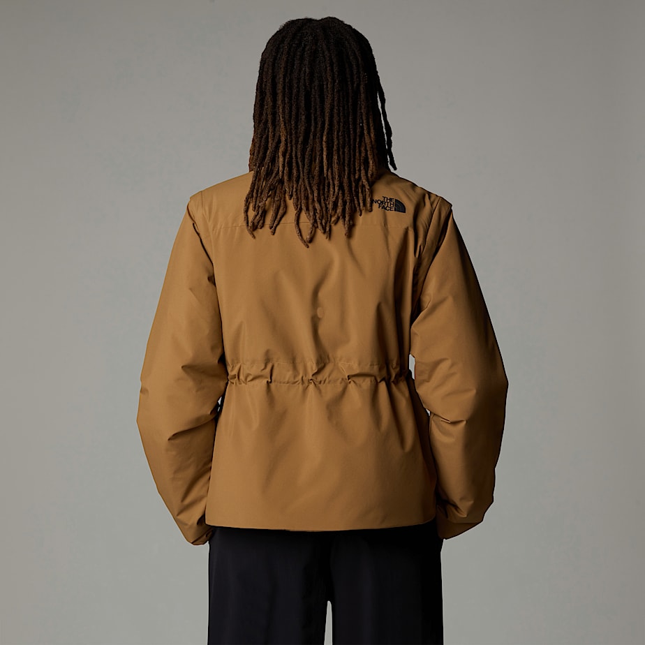 Women The North Face Padded 2-in-1 Convertible Jackets Brown | NF0A50B1N