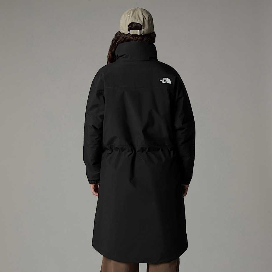 Women The North Face Padded Long Length Parka Black | NF0A78O9F