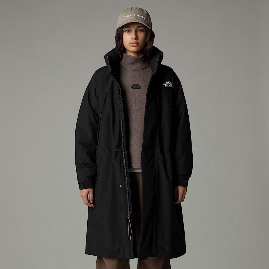 Women The North Face Padded Long Length Parka Black | NF0A78O9F