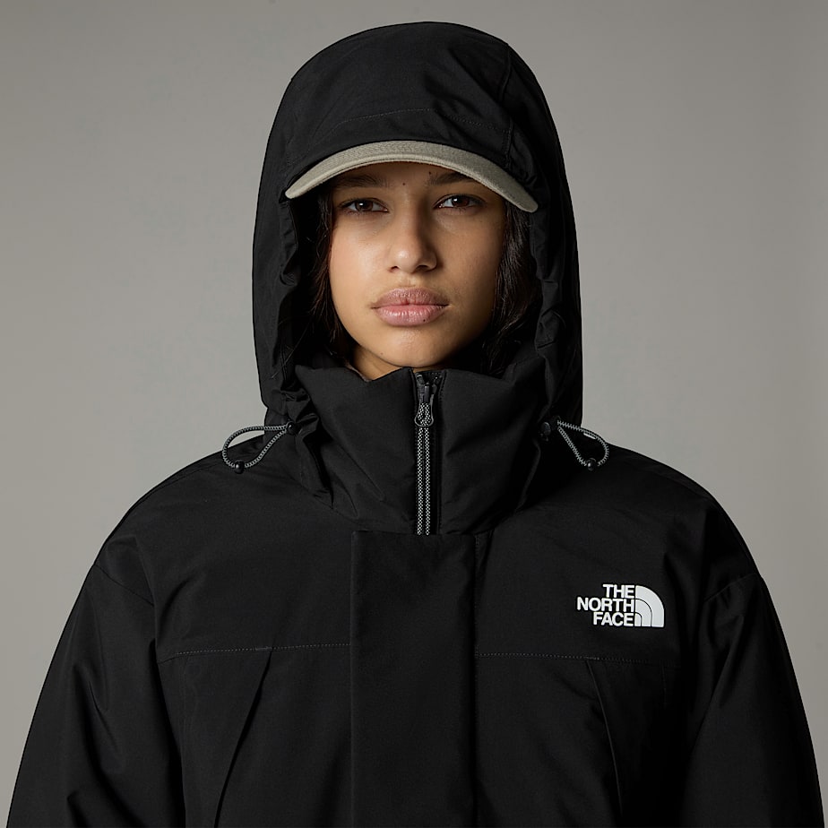 Women The North Face Padded Long Length Parka Black | NF0A78O9F