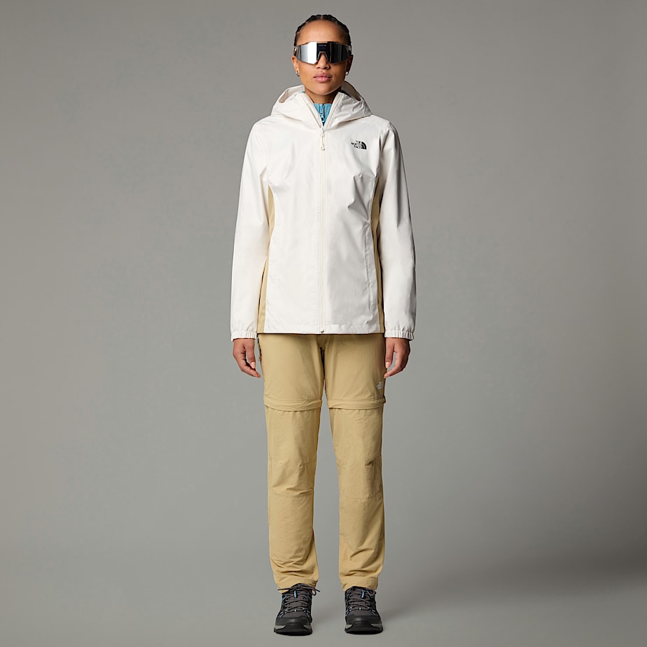 Women The North Face Quest Zip-In Jackets White | NF0A66X2X