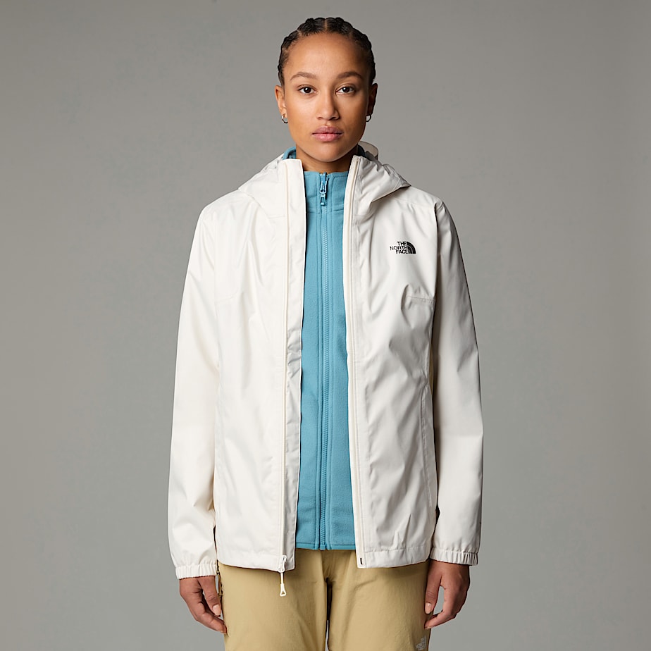 Women The North Face Quest Zip-In Jackets White | NF0A66X2X