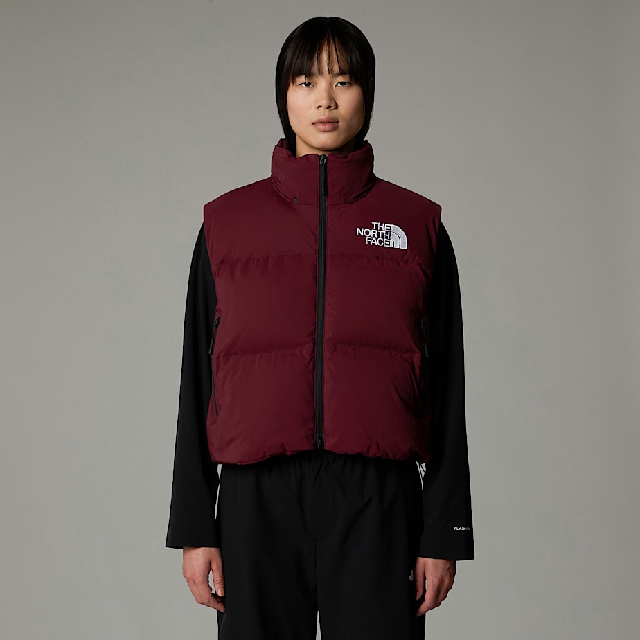 Women The North Face RMST Convertible Nuptse Jackets Red | NF0A90P5J