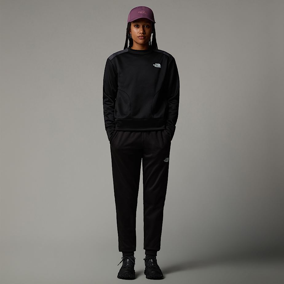 Women The North Face Reaxion Fleece Joggers Black | NF0A16T1A