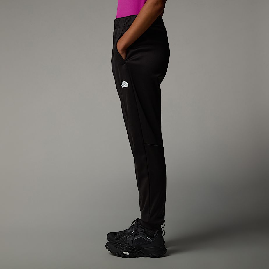 Women The North Face Reaxion Fleece Joggers Black | NF0A16T1A
