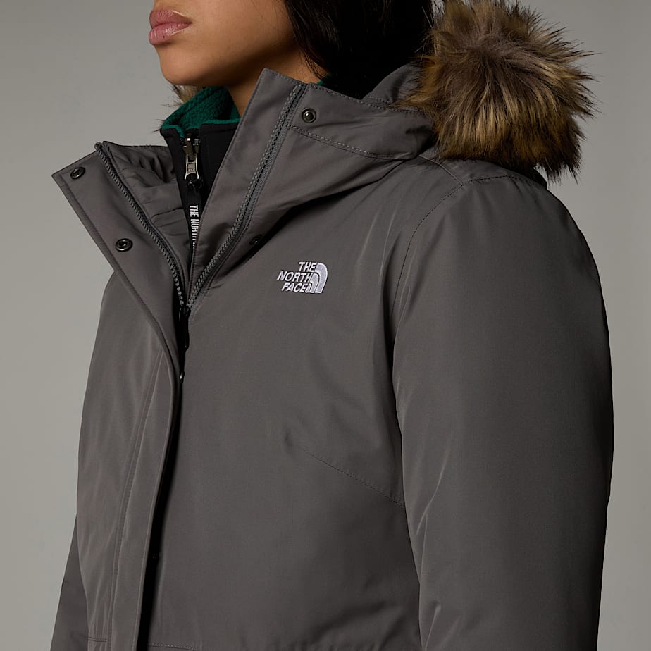 Women The North Face Recycled Zaneck Parka Grey | NF0A48A8L