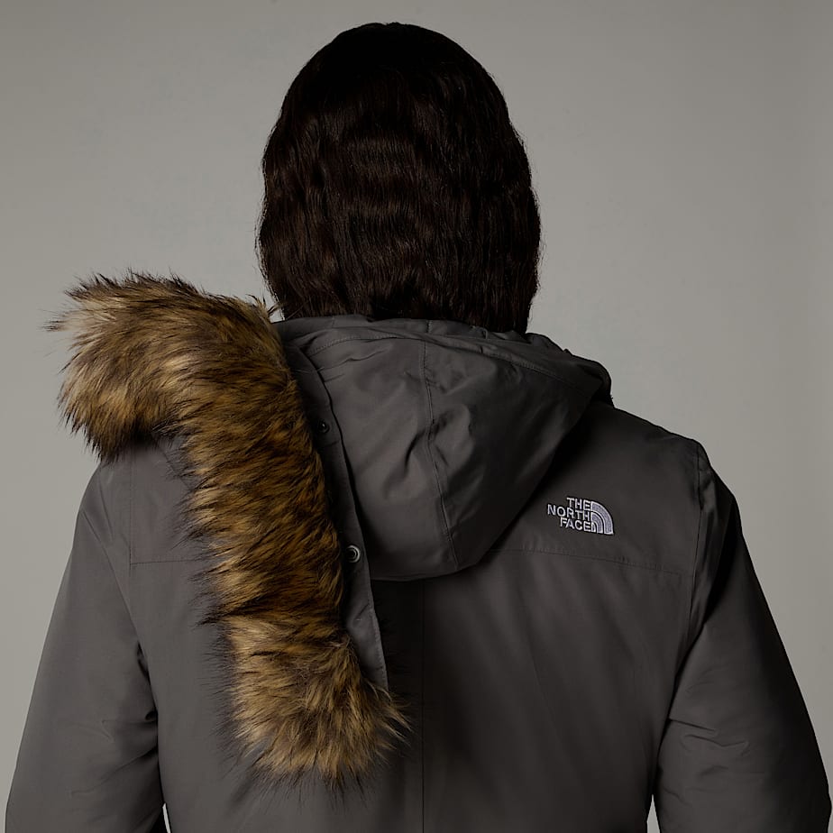Women The North Face Recycled Zaneck Parka Grey | NF0A48A8L