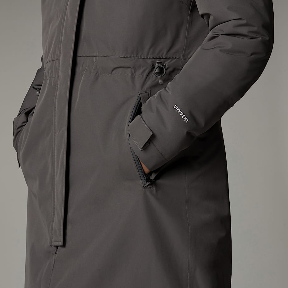 Women The North Face Recycled Zaneck Parka Grey | NF0A48A8L