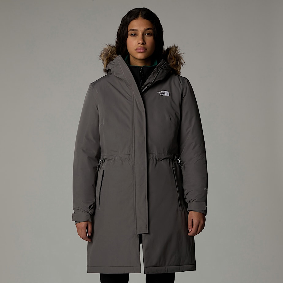 Women The North Face Recycled Zaneck Parka Grey | NF0A48A8L