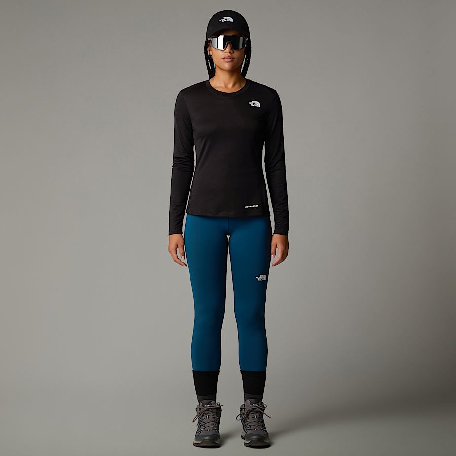 Women The North Face Shadow Long-Sleeve T Shirts Black | NF0A67G7R