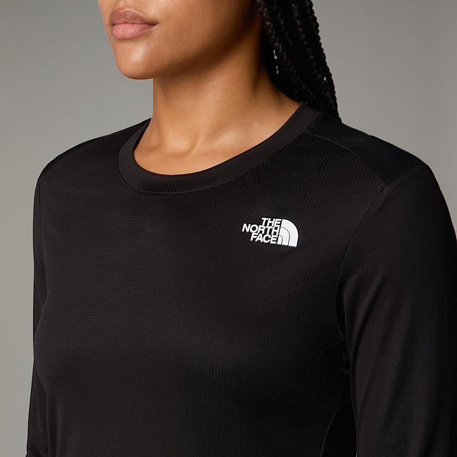 Women The North Face Shadow Long-Sleeve T Shirts Black | NF0A67G7R