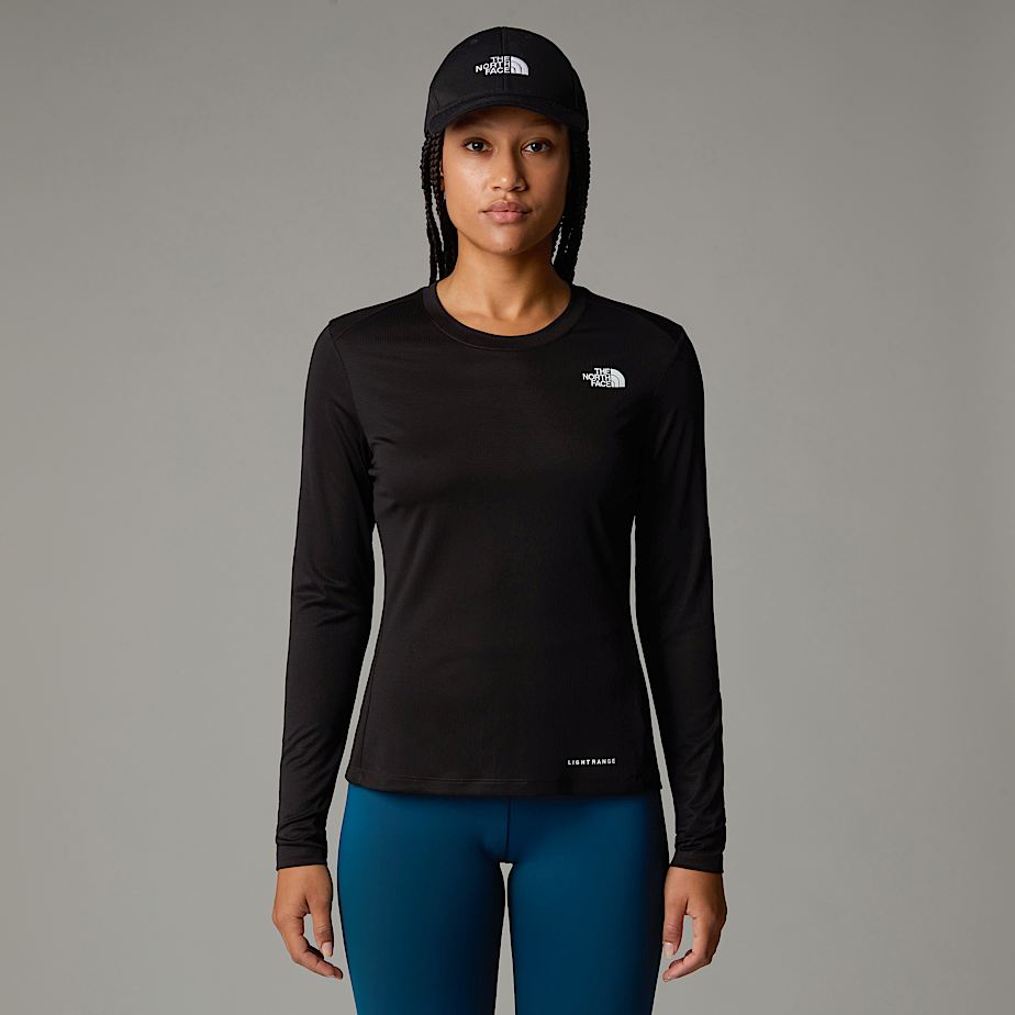 Women The North Face Shadow Long-Sleeve T Shirts Black | NF0A67G7R