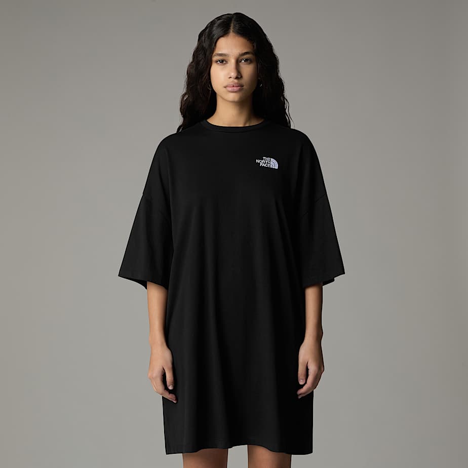 Women The North Face Simple Dome T-Shirt Dress Black | NF0A99V7V