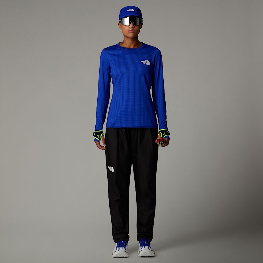 Women The North Face Summit Altimetro Long-Sleeve T Shirts Blue | NF0A17P8O