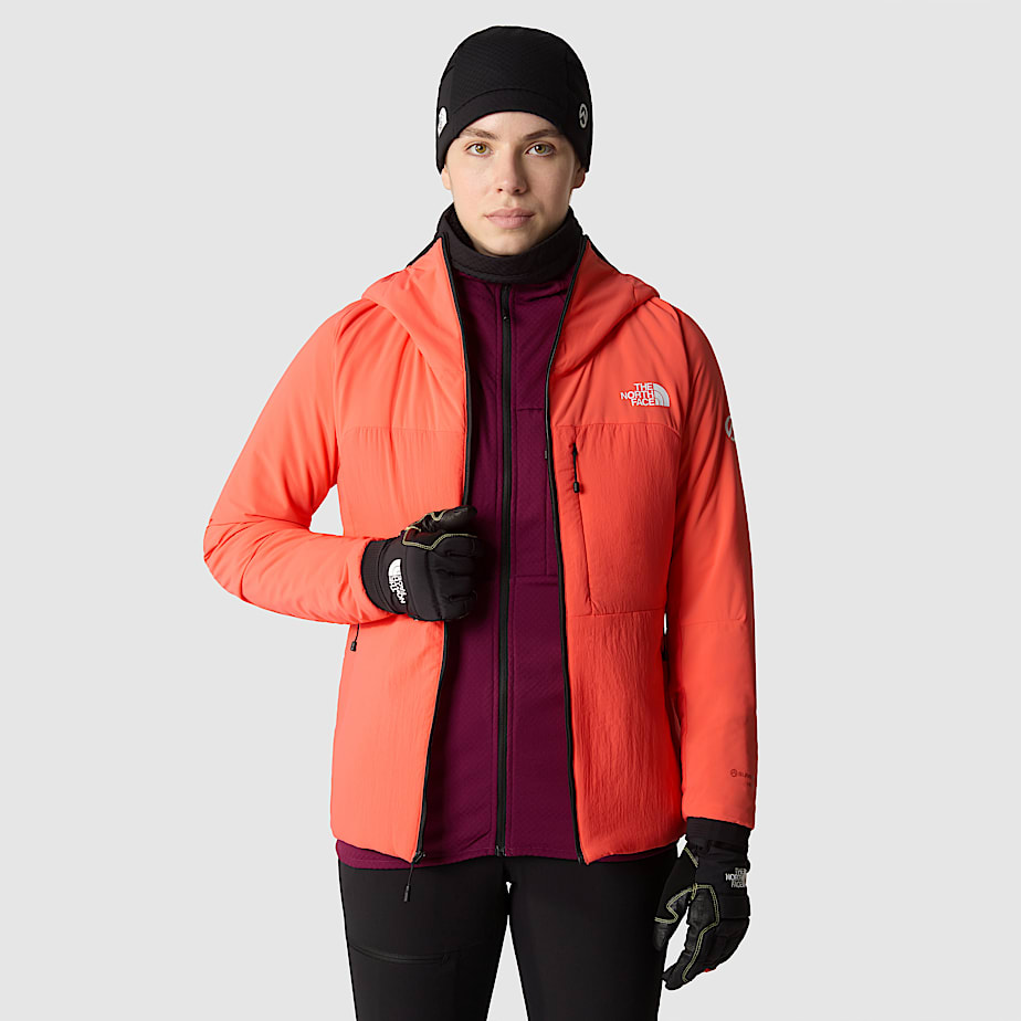 Women The North Face Summit Casaval Midlayer Hoodie Jackets Coral | NF0A53N3L