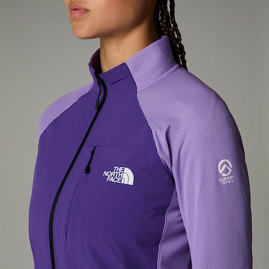 Women The North Face Summit FUTUREFLEECE™ Hybrid Jackets Purple | NF0A08I4J