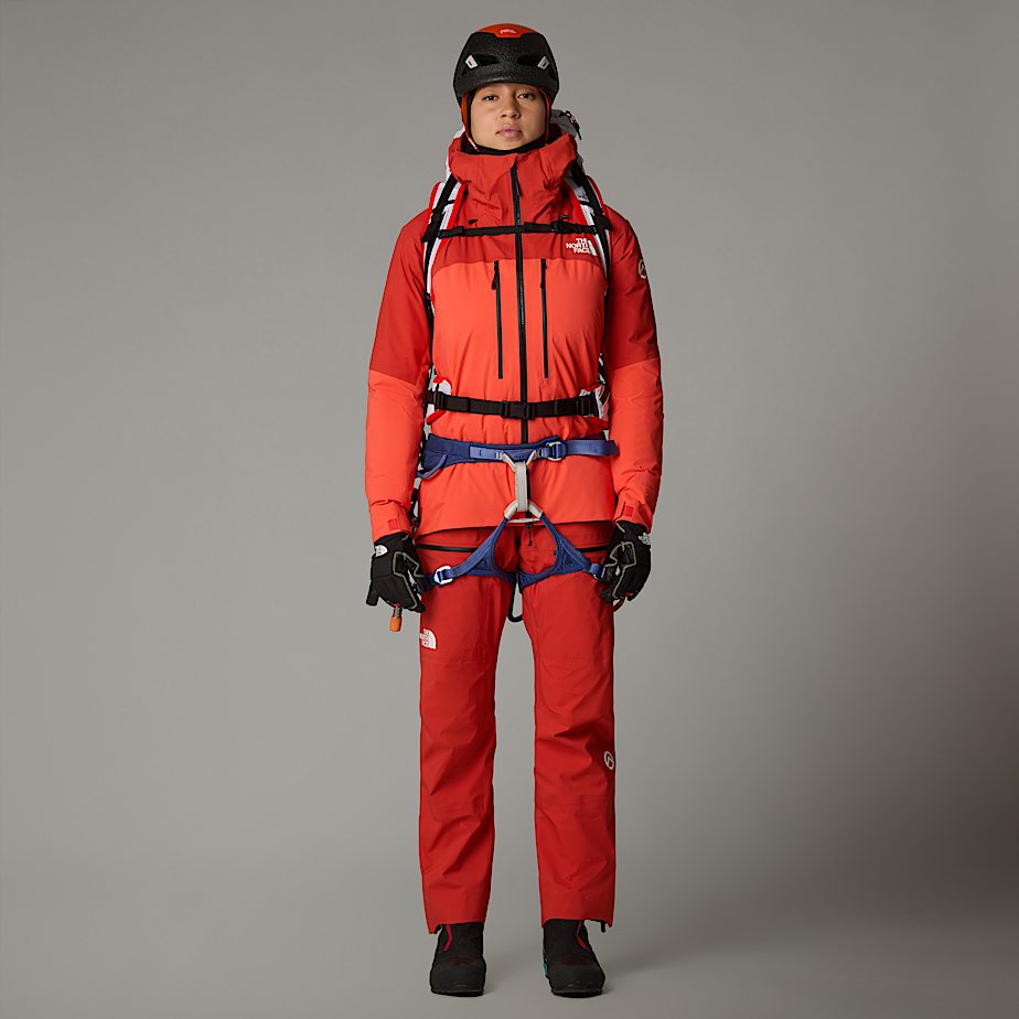 Women The North Face Summit Pumori GORE-TEX® Pro Bib Pants Red | NF0A42J7F