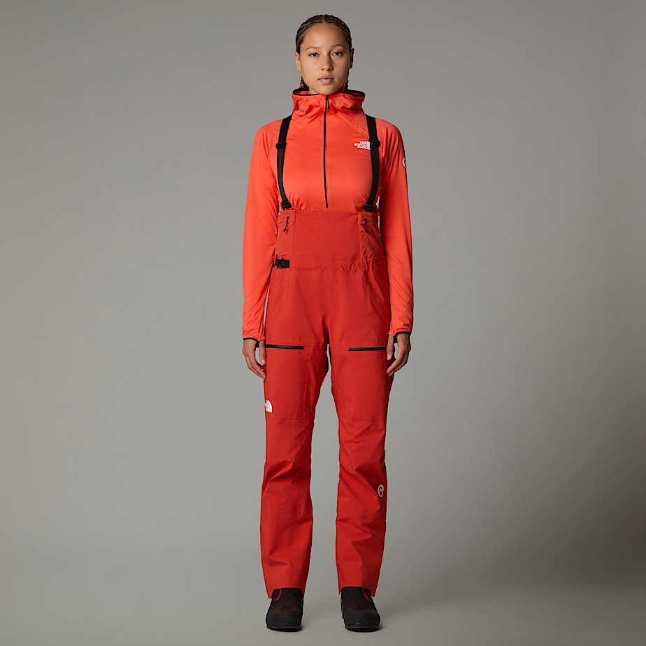 Women The North Face Summit Pumori GORE-TEX® Pro Bib Pants Red | NF0A42J7F