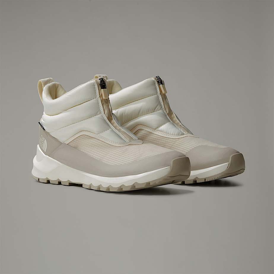 Women The North Face ThermoBall™ Progressive II Waterproof Zip-Up Winter Boots White | NF0A11V7K