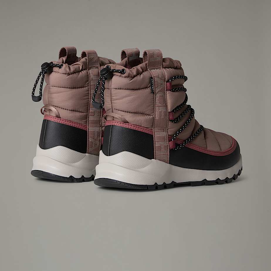 Women The North Face ThermoBall™ Waterproof Lace-Up Winter Boots Red | NF0A80G1W