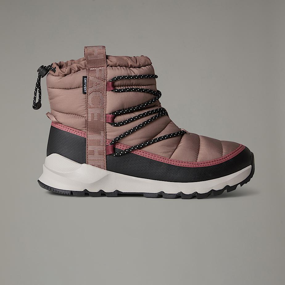 Women The North Face ThermoBall™ Waterproof Lace-Up Winter Boots Red | NF0A80G1W