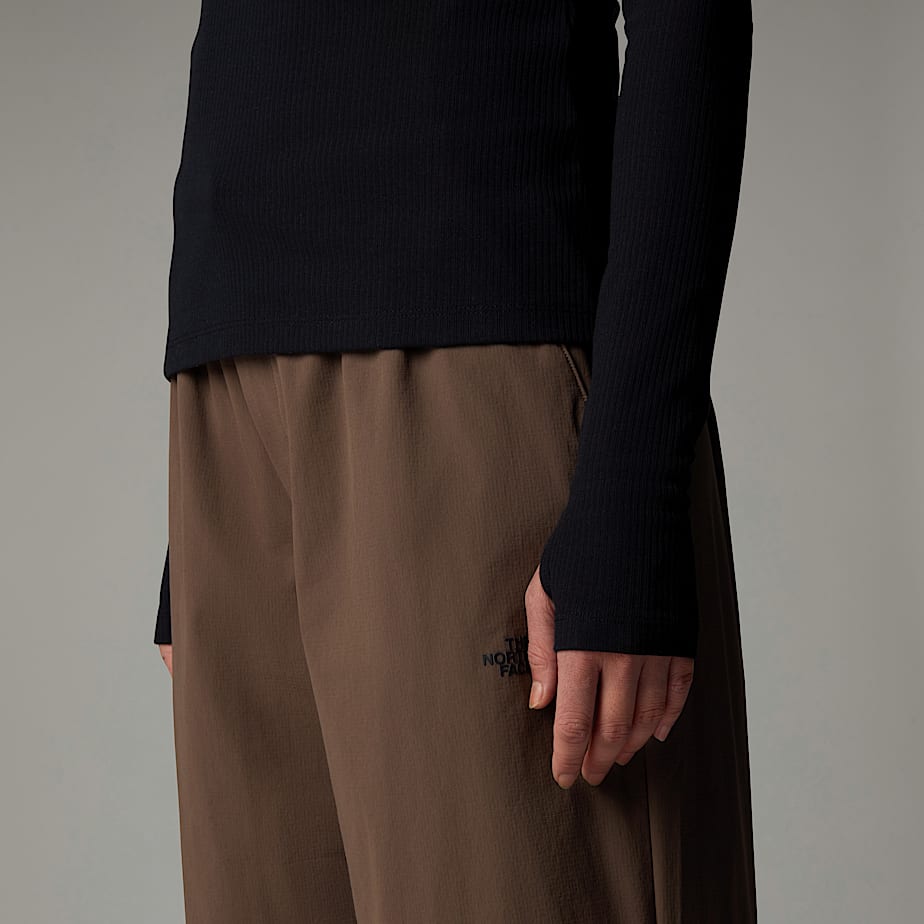 Women The North Face Turtleneck Long-Sleeve T Shirts Black | NF0A50X3I