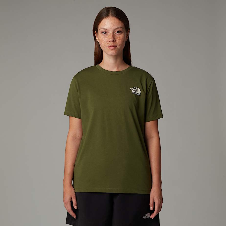 Women The North Face UK Redbox T Shirts Green | NF0A40S5I
