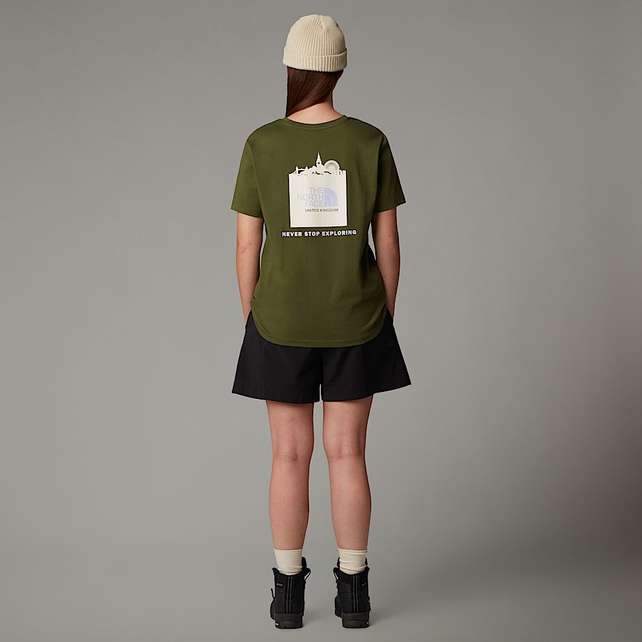 Women The North Face UK Redbox T Shirts Green | NF0A40S5I