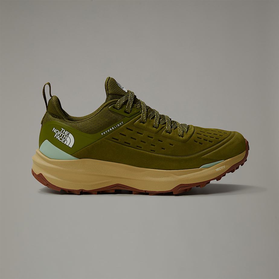 Women The North Face VECTIV™ Exploris II Leather Hiking Shoes Olive | NF0A60Z5M