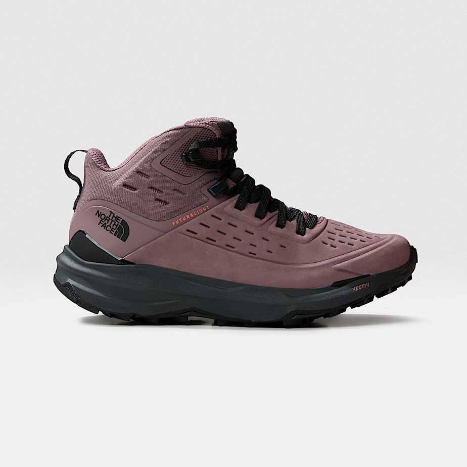 Women The North Face VECTIV™ Exploris II Leather Hiking Shoes Grey | NF0A45U2W