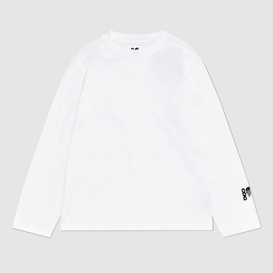 Women The North Face X CDG Icon Long-Sleeve T Shirts White | NF0A65L4R