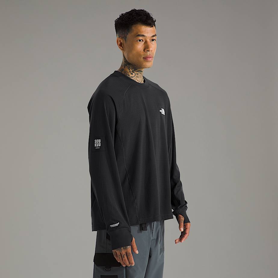 Women The North Face X UNDERCOVER SOUKUU Trail Run DotKnit T Shirts Black | NF0A40A5K