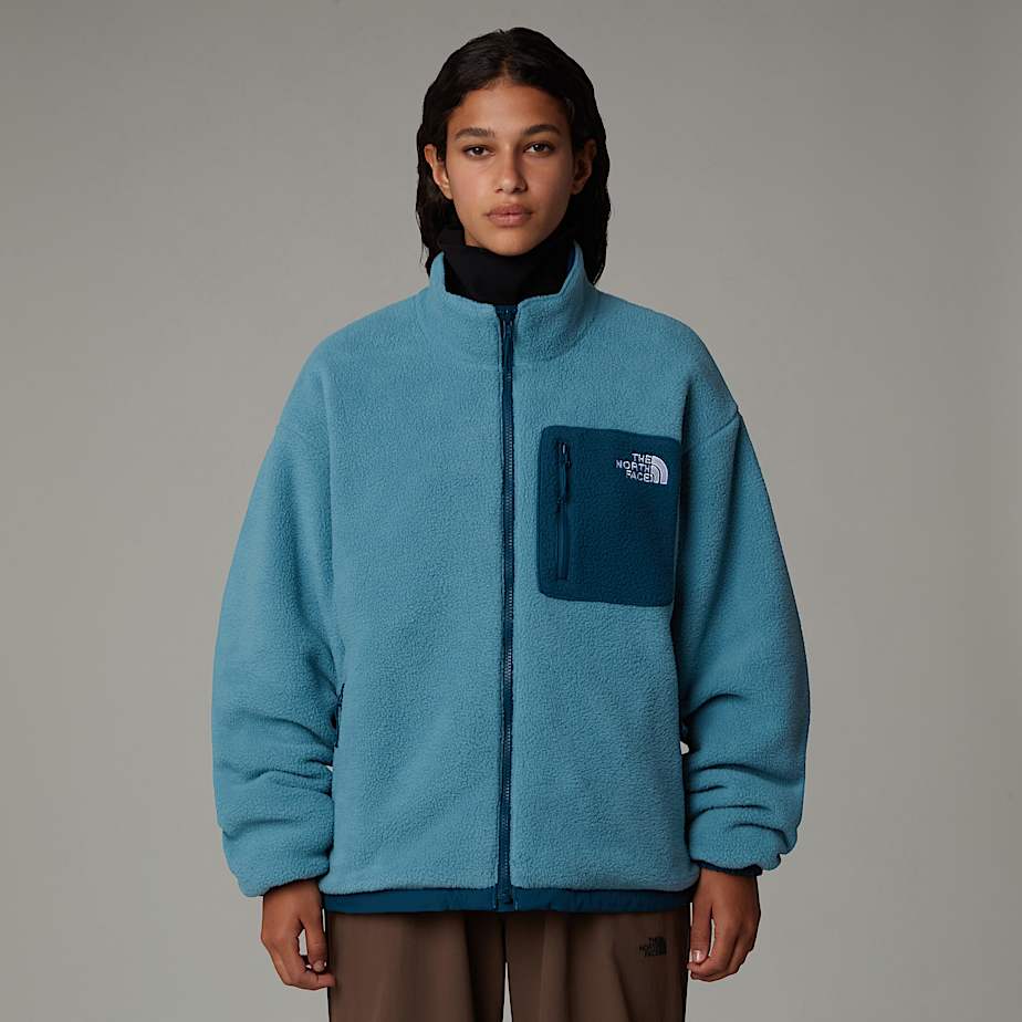 Women The North Face Yumiori Reversible Fleece Jackets Blue | NF0A40L6E