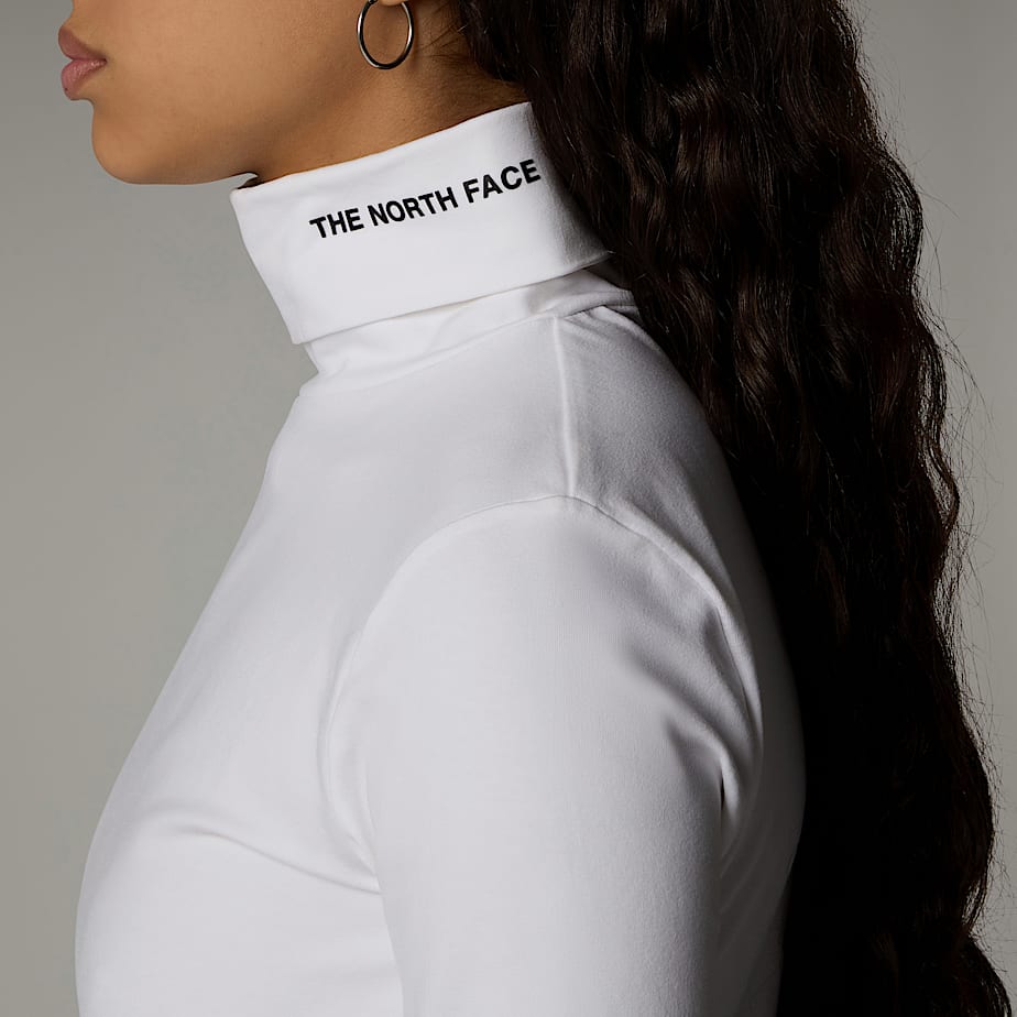 Women The North Face Zumu Long-Sleeve Slim T Shirts White | NF0A89H9R