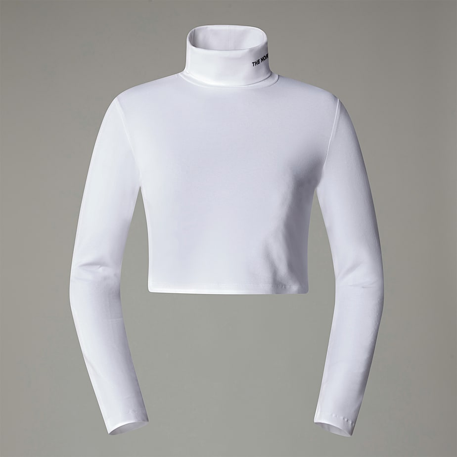 Women The North Face Zumu Long-Sleeve Slim T Shirts White | NF0A89H9R