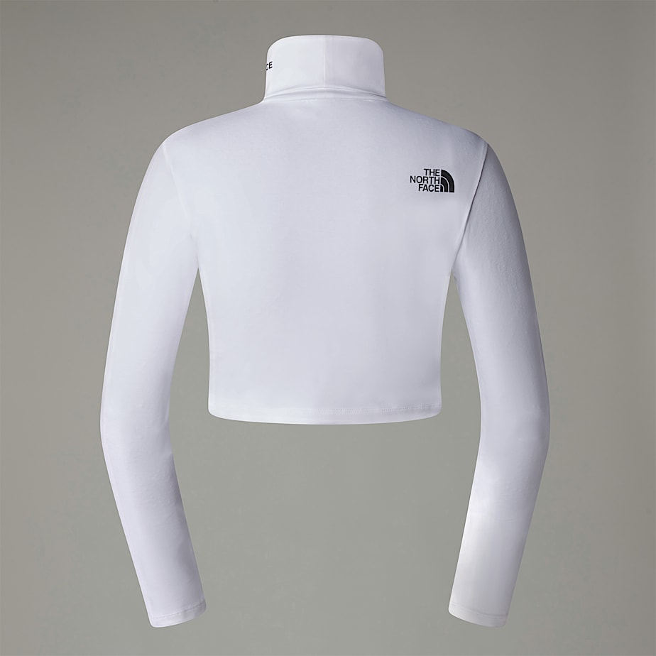 Women The North Face Zumu Long-Sleeve Slim T Shirts White | NF0A89H9R